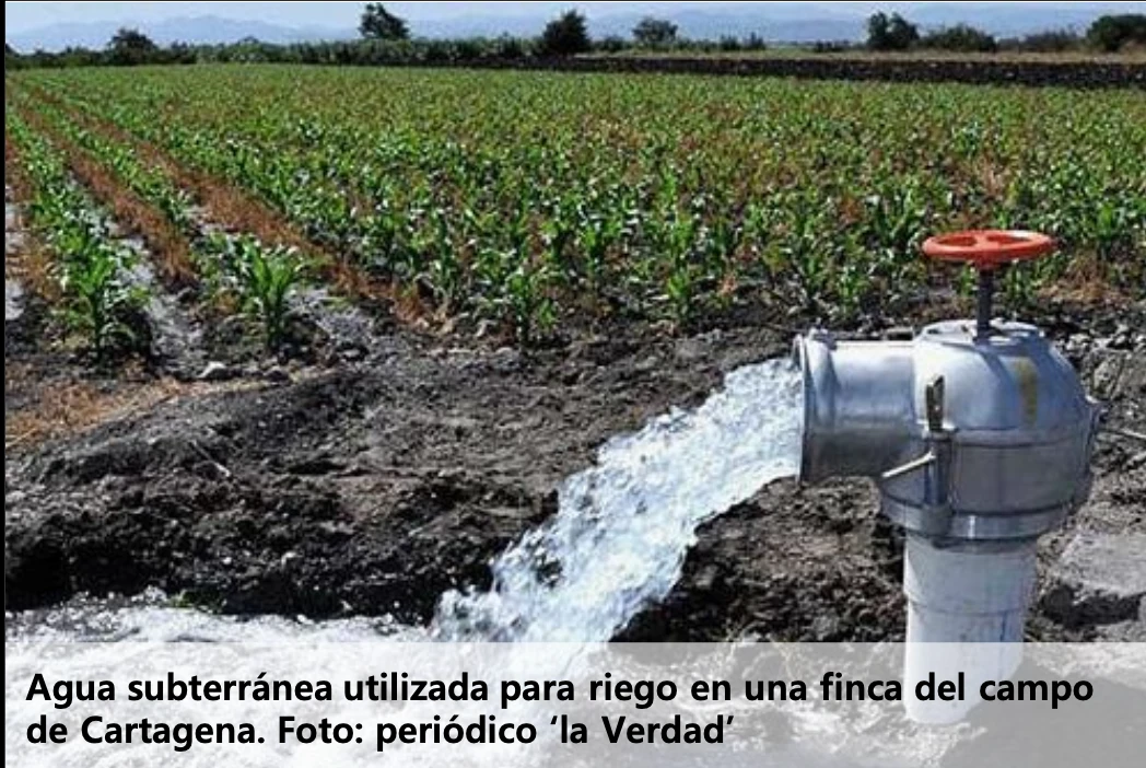 Extracción y limpieza de aguas del Acuífero